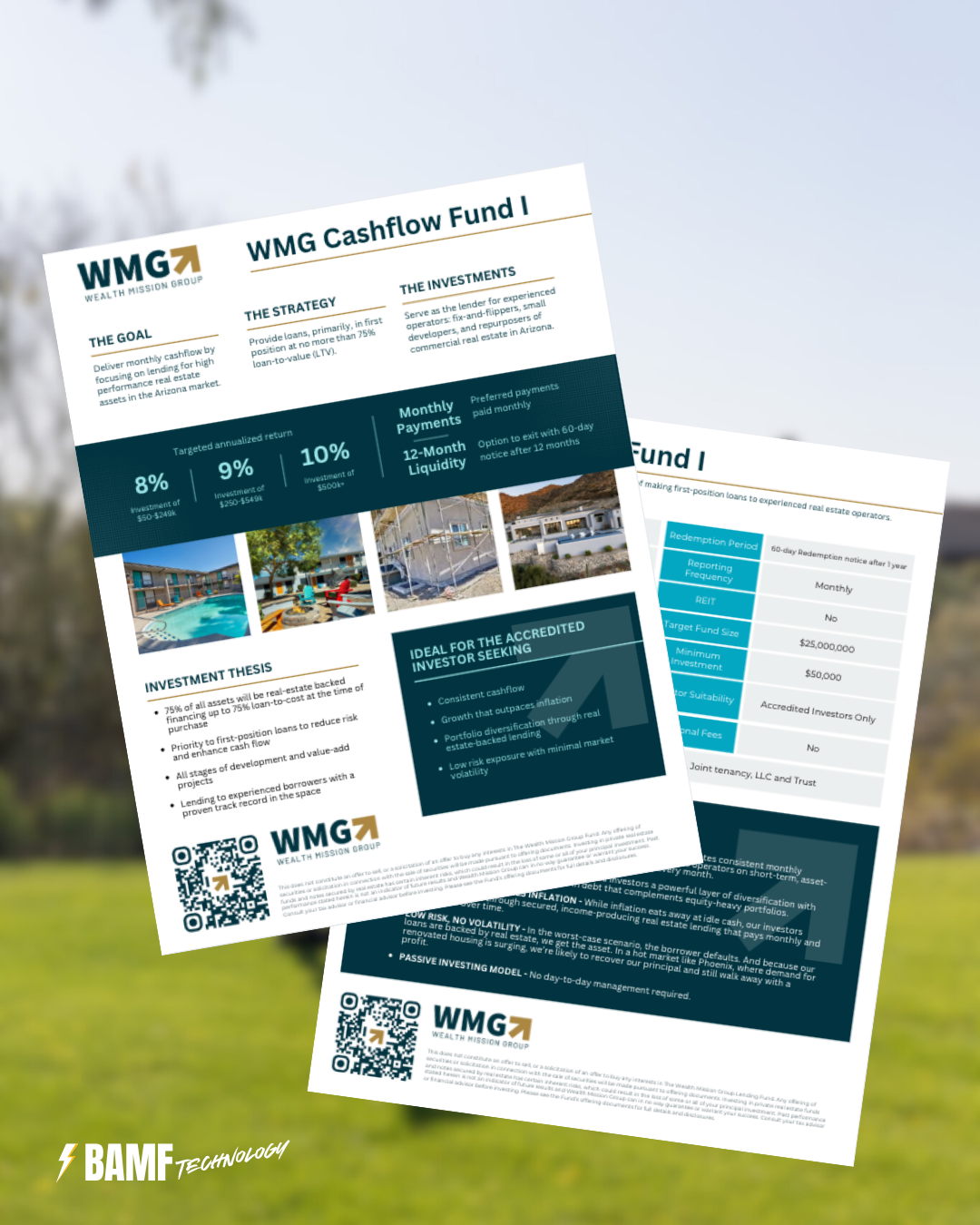 BAMF Sample Website Design