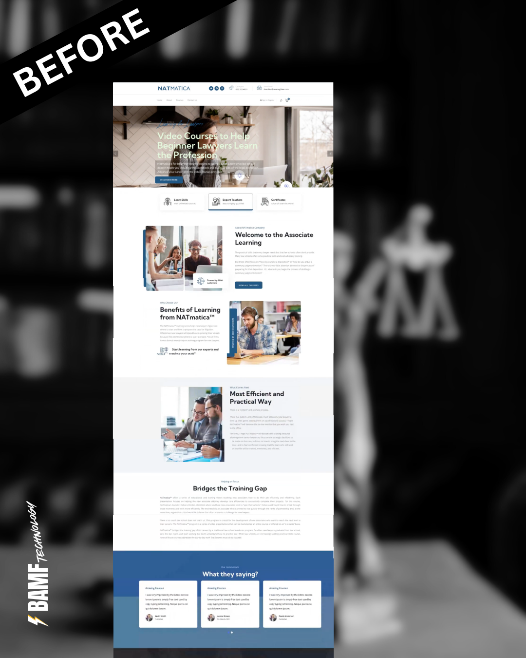 NATmatica Training for Legal Associates