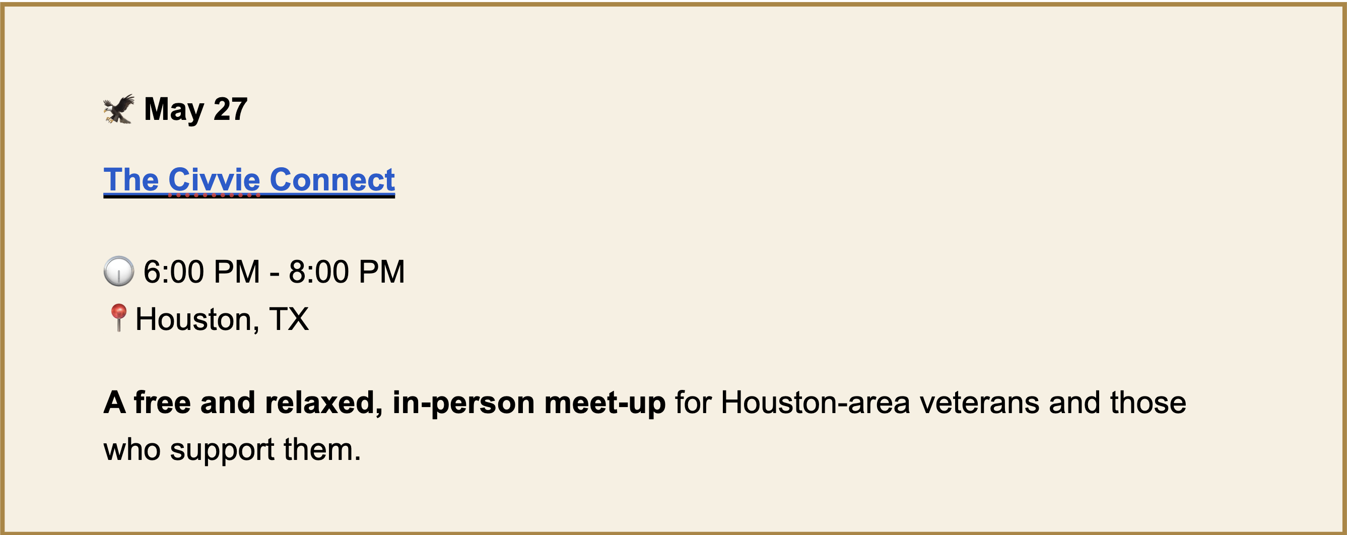 the civvie logo divider