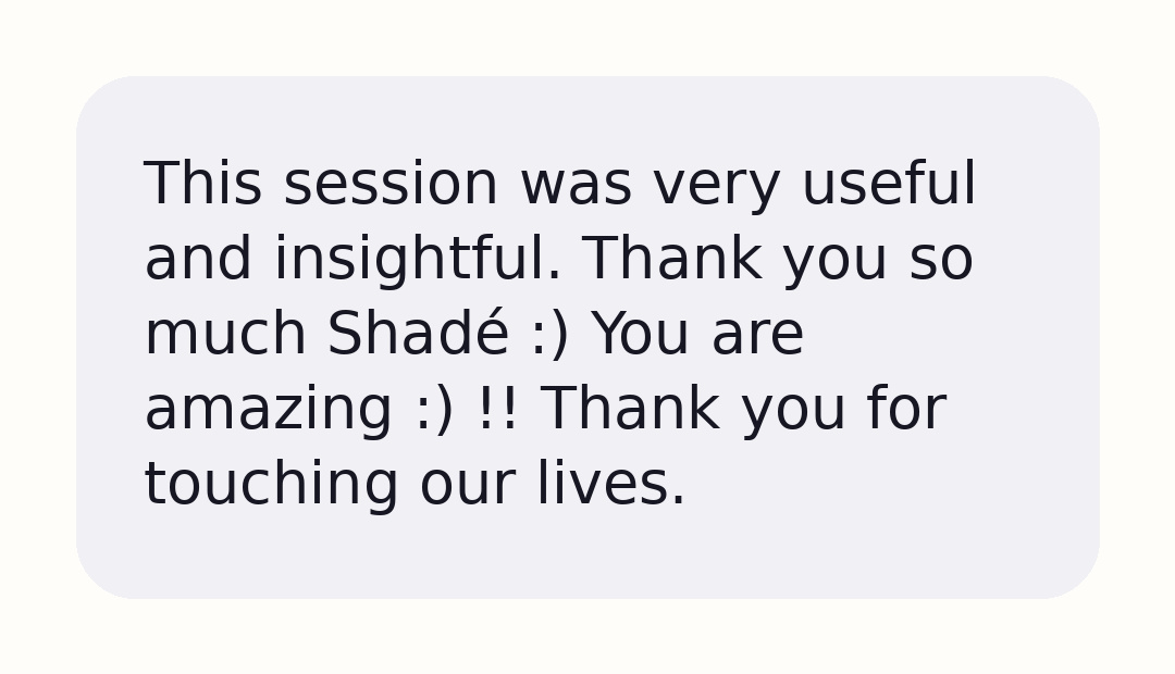 Member testimonial