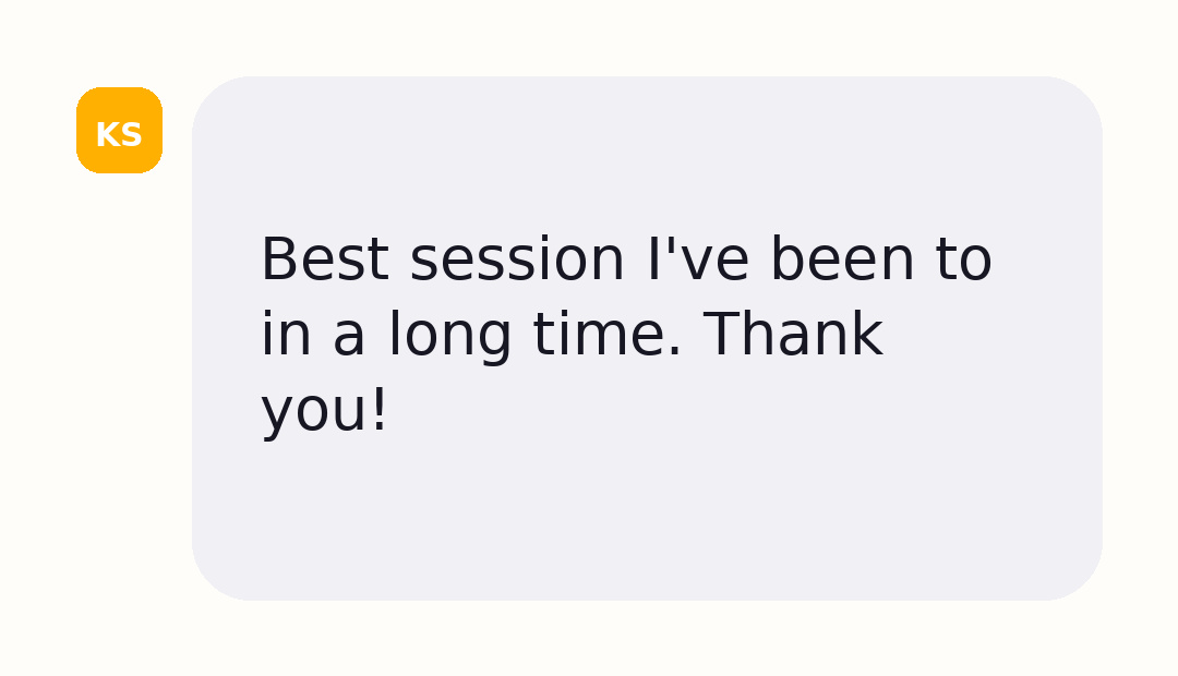 Member testimonial