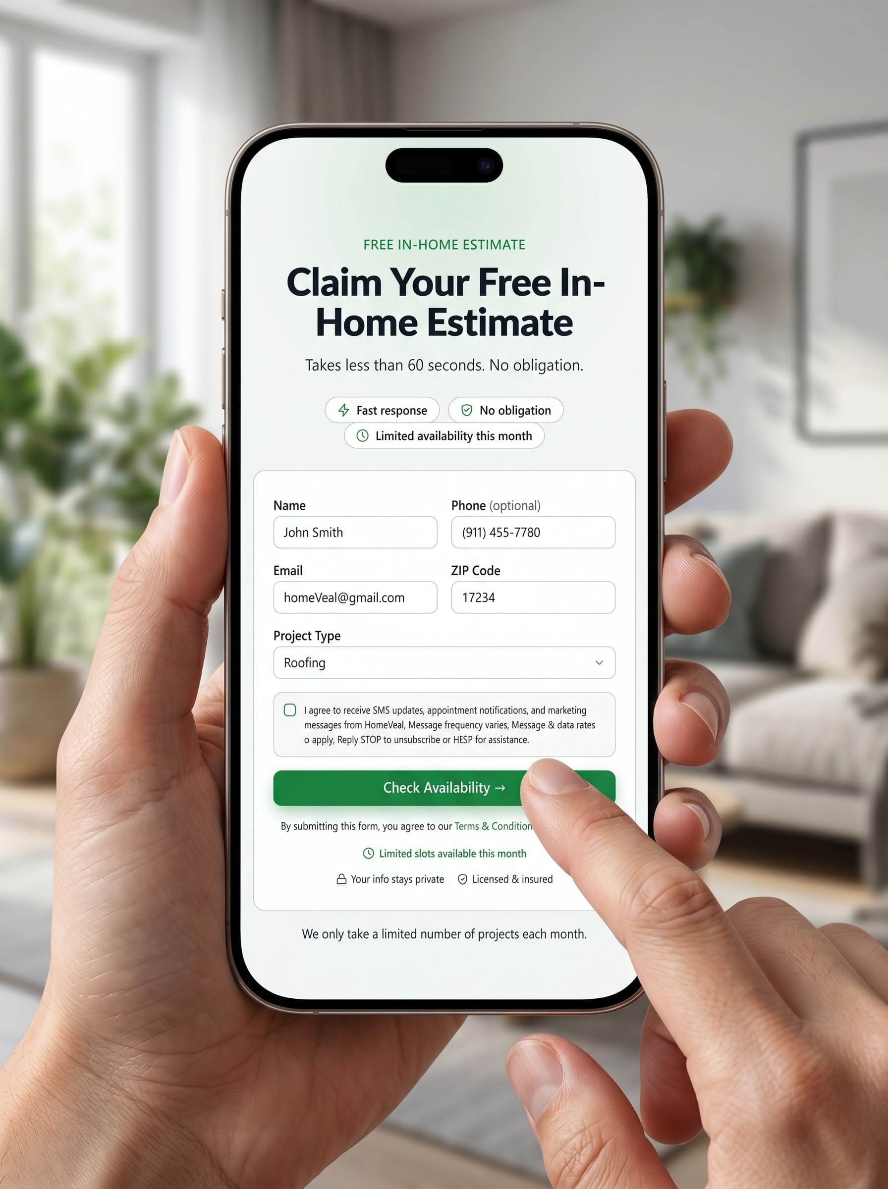 Request Your Free Estimate