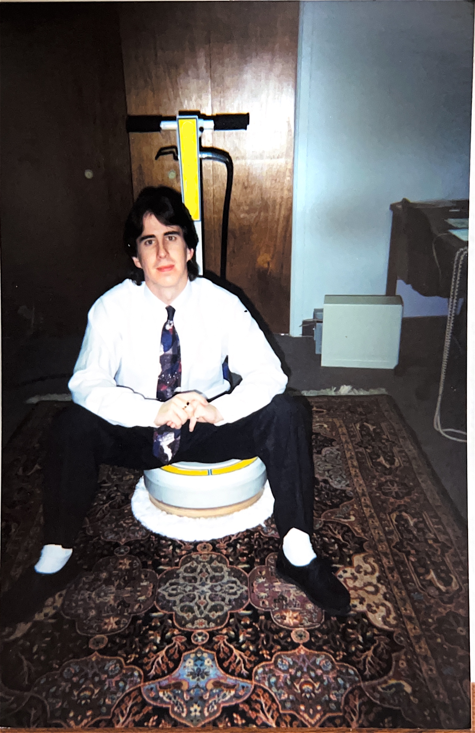 JC in 1995 — early days on the truck