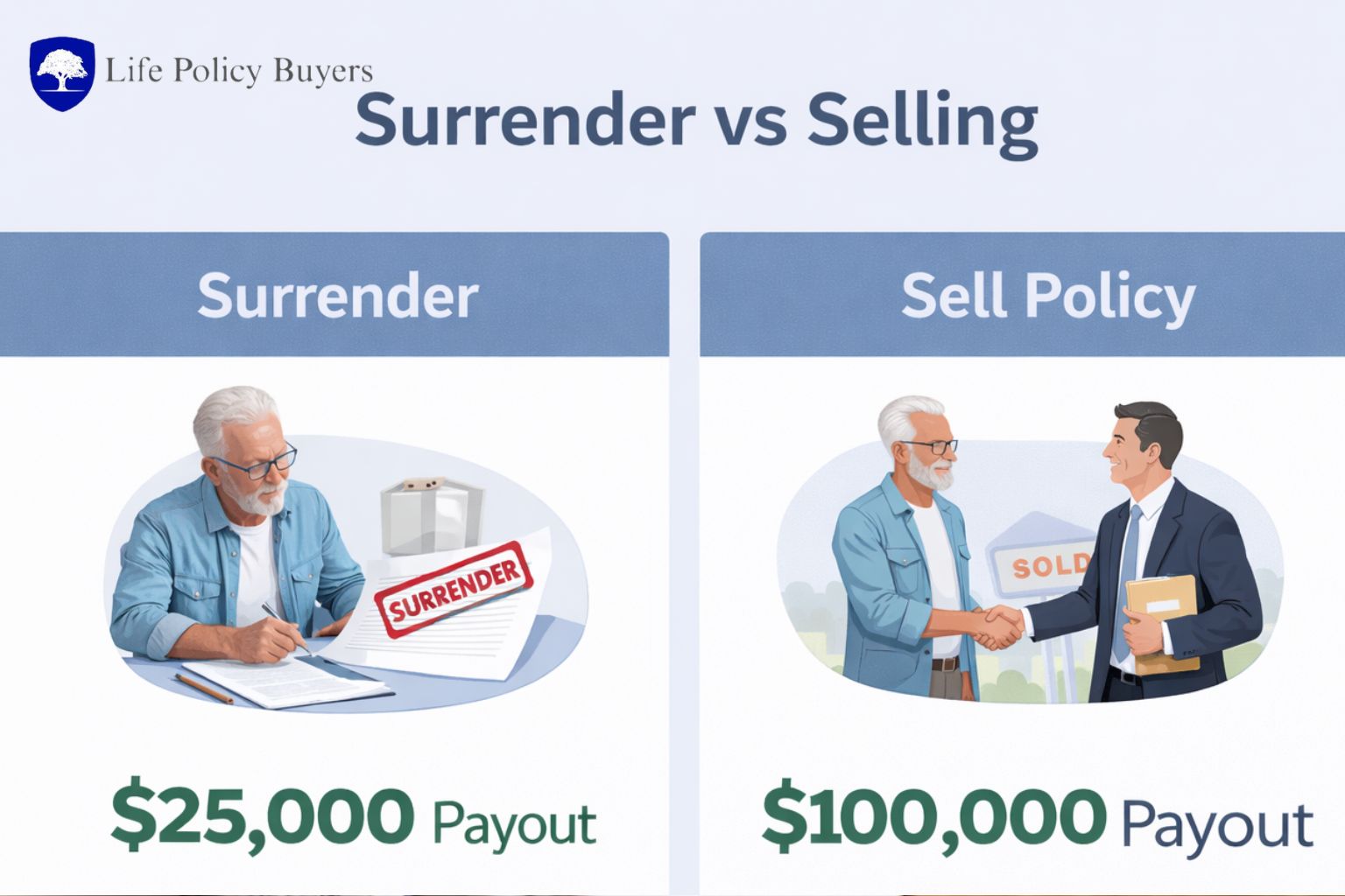 Surrender Value vs. Selling Your Policy: What’s the Difference?