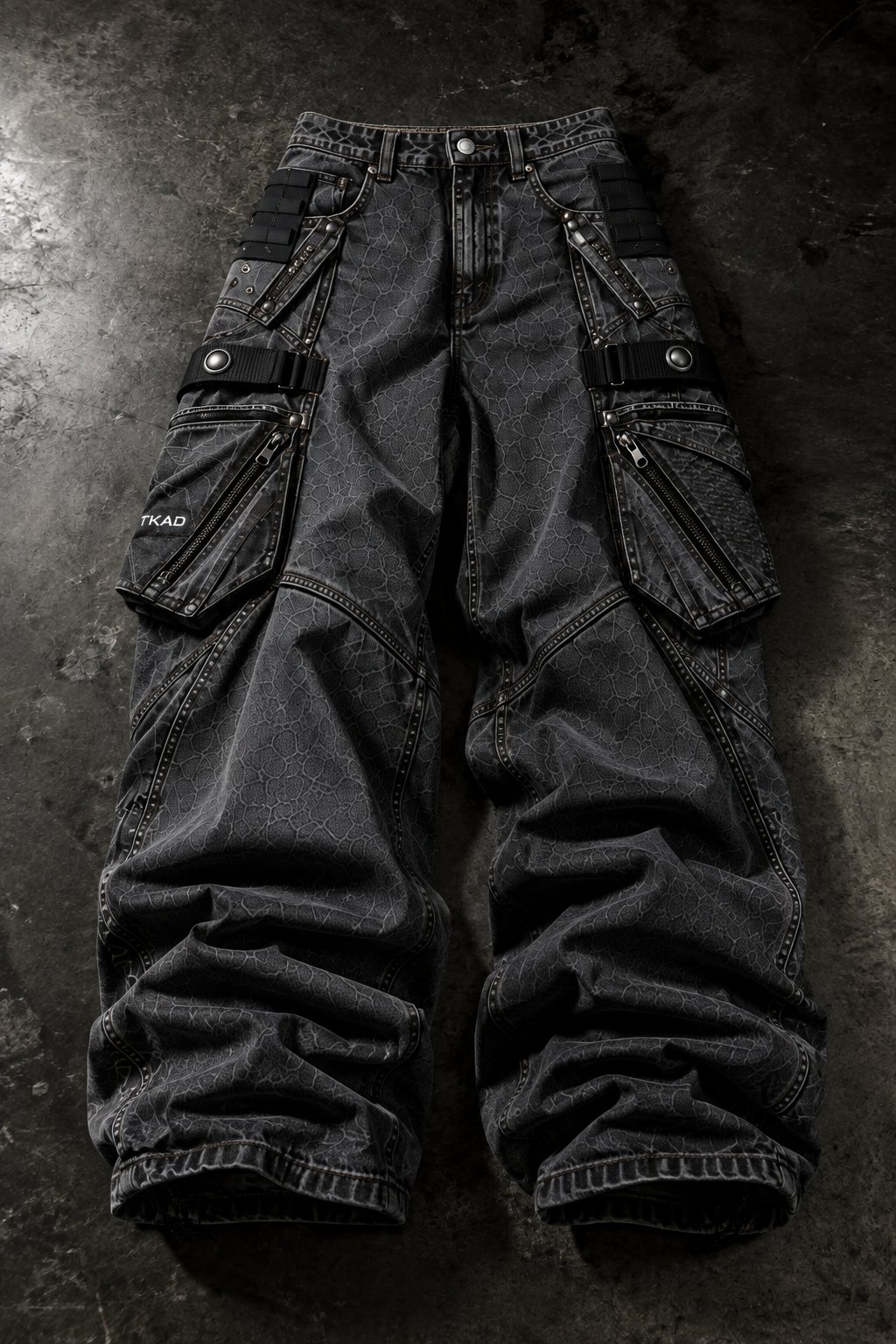 TKAD DOCK Baggy Jeans auf dunklem Marmor