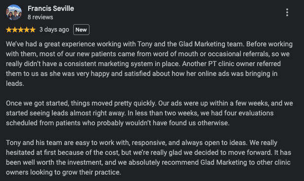 Client review