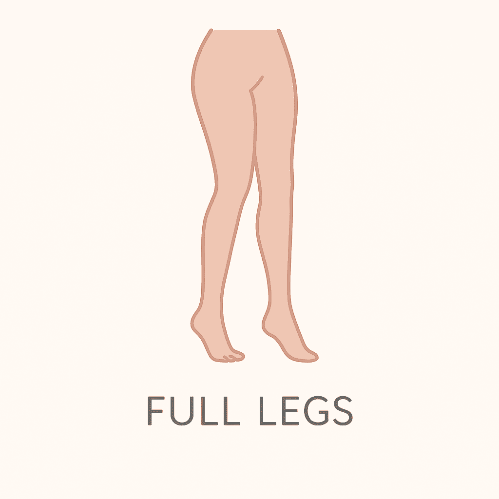 Full legs laser hair removal at Lioness Laser Studio in Erin
