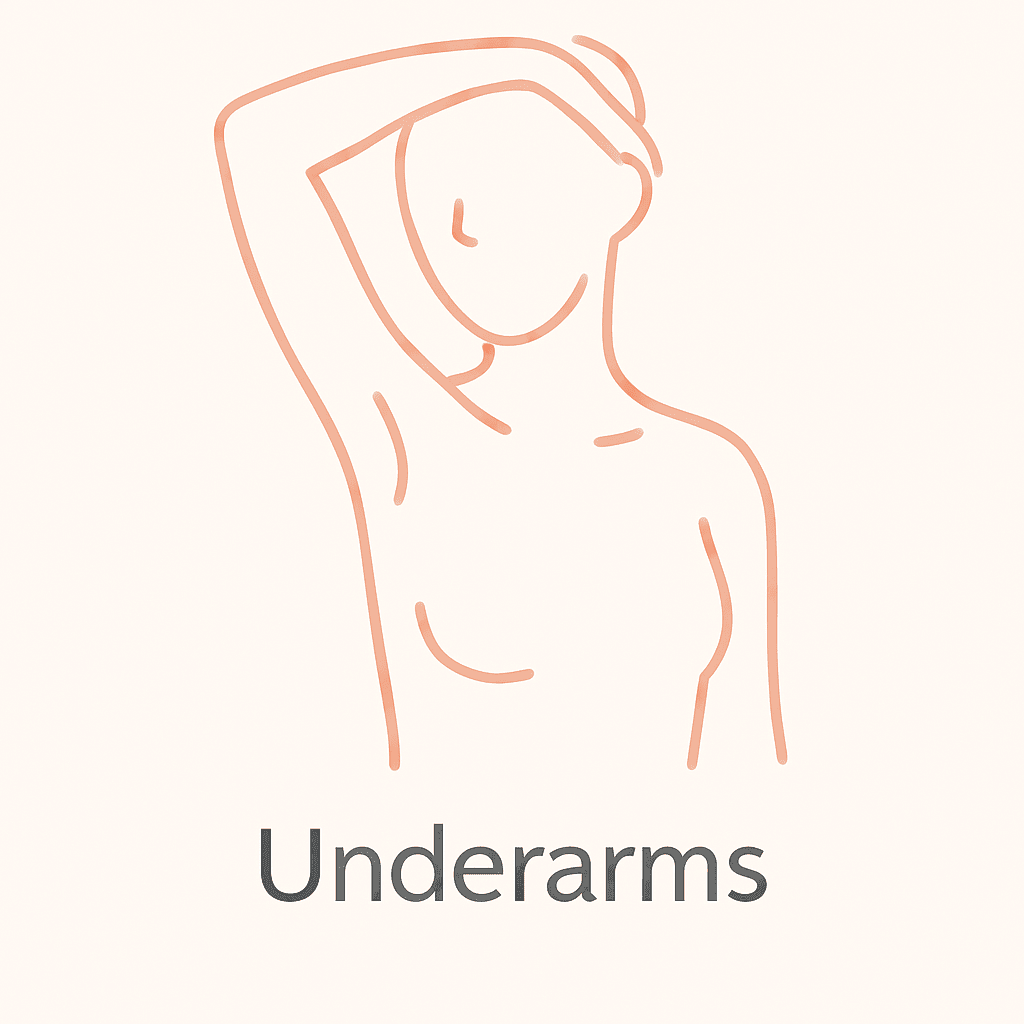 Underarm laser hair removal at Lioness Laser Studio in Erin
