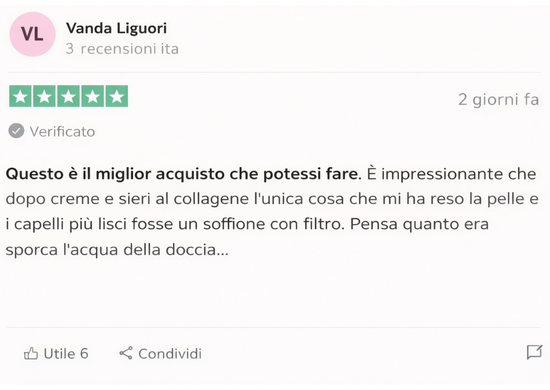 Recensione Trustpilot 1