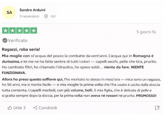 Recensione Trustpilot 2