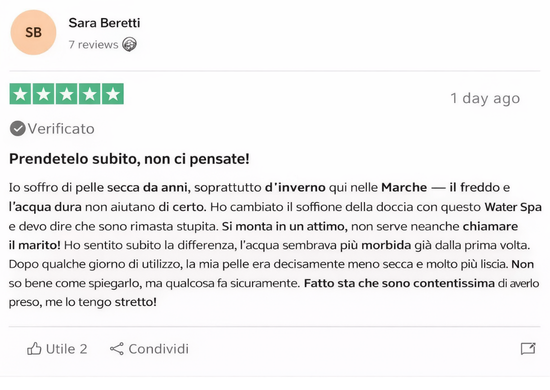 Recensione Trustpilot 3