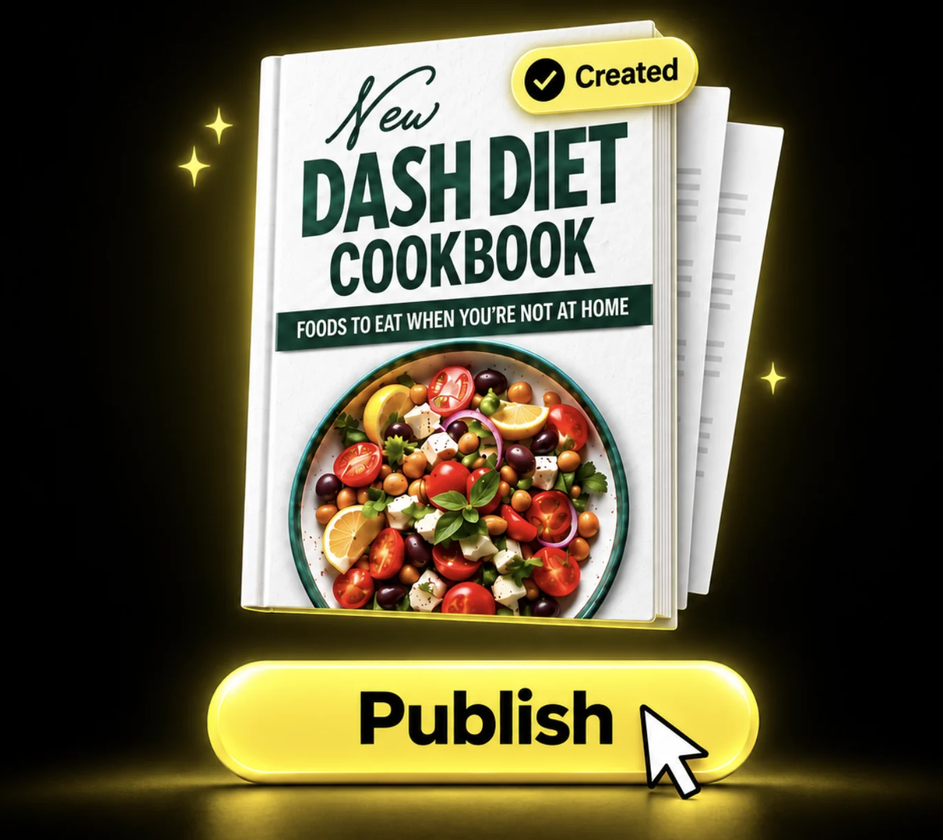 The finished book, one click away from being published on Amazon