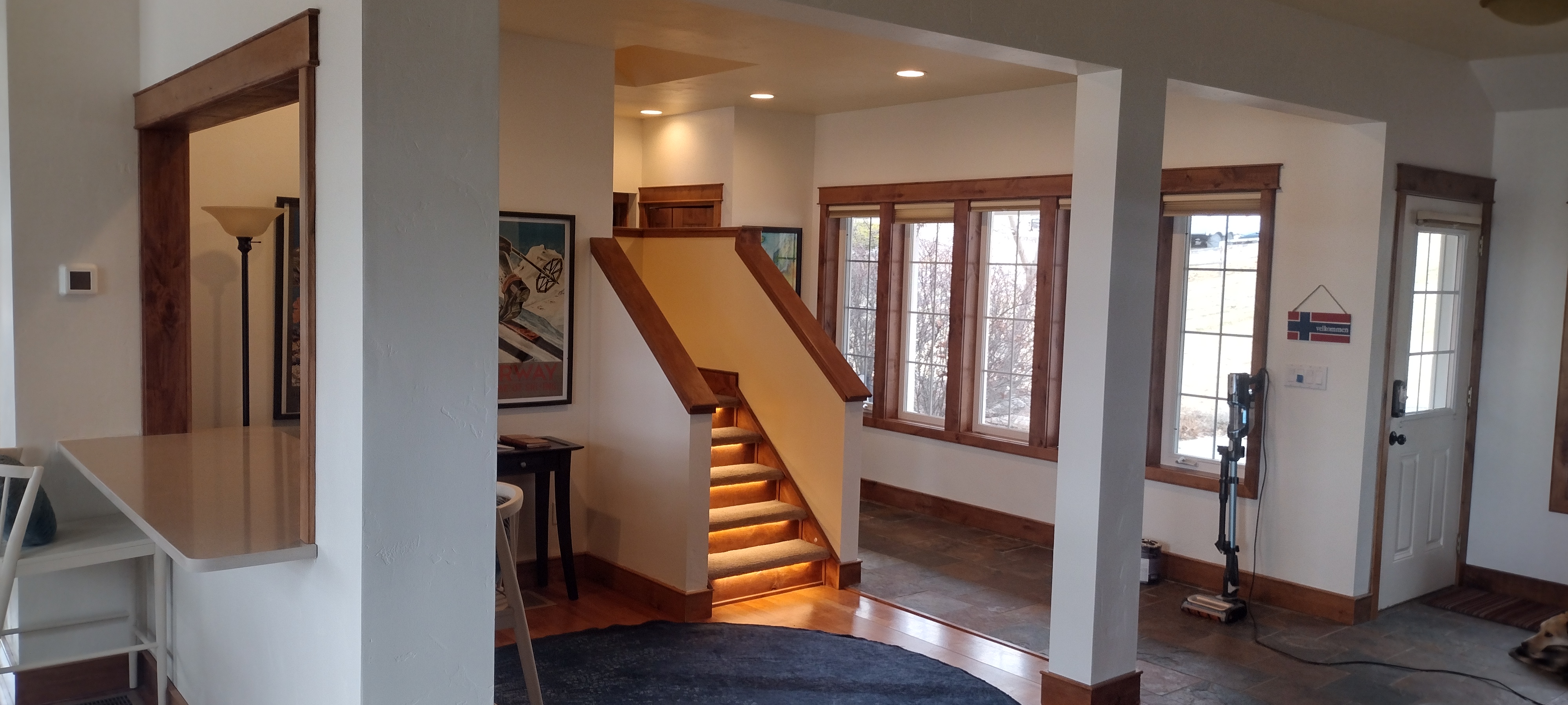 Custom woodworking and interior upgrades