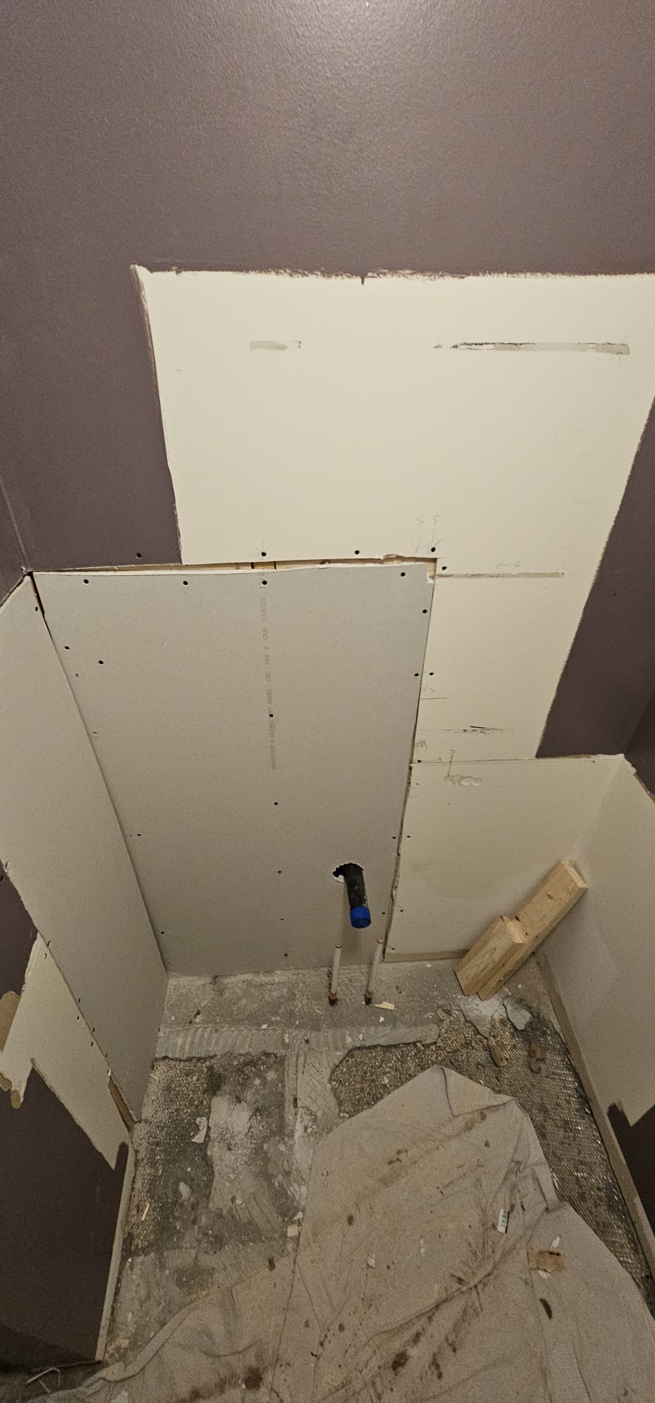 Shower plumbing rough-in 5