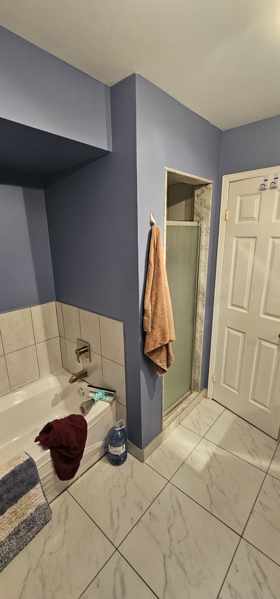 Bathroom before photo 3 — dated fixtures and finishes