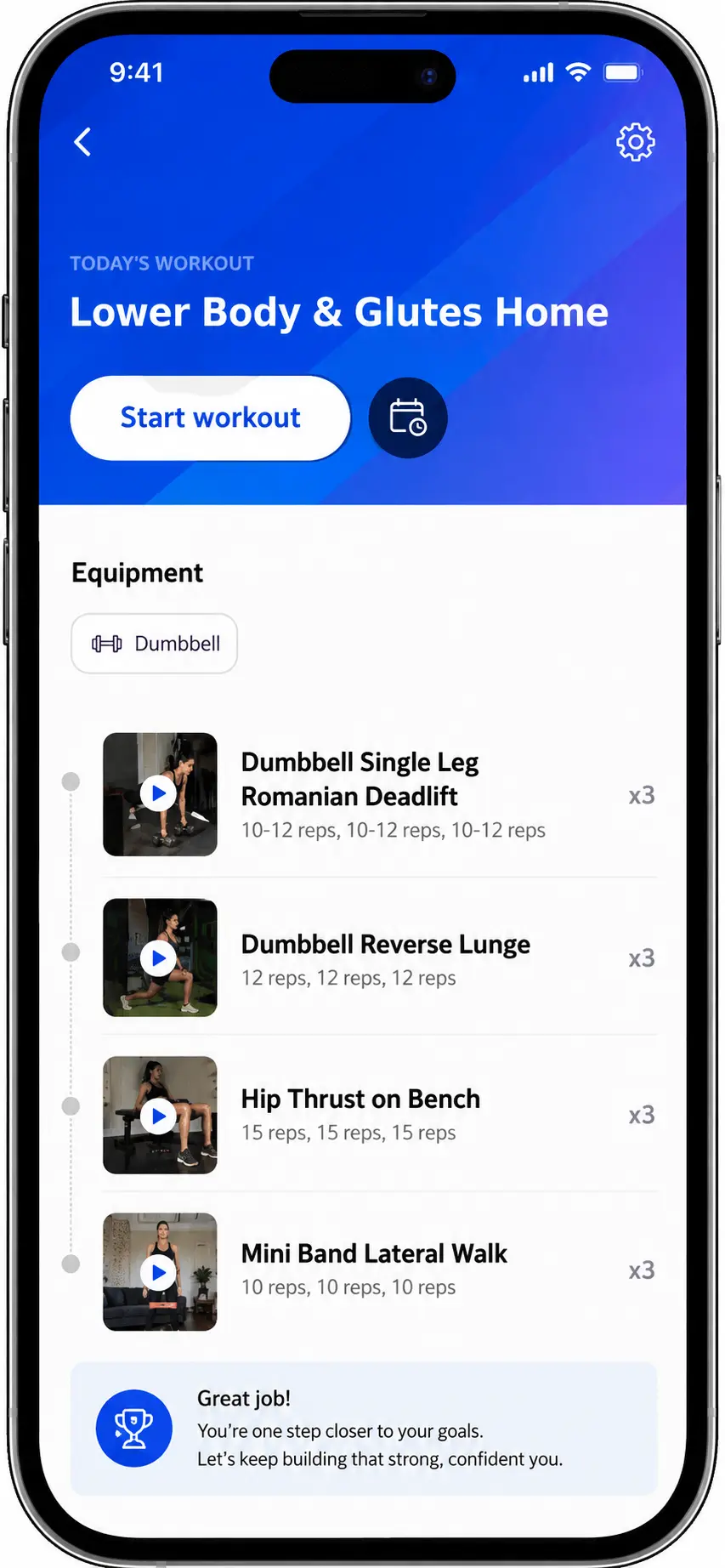 8 Weeks of App Workouts on Mobile App