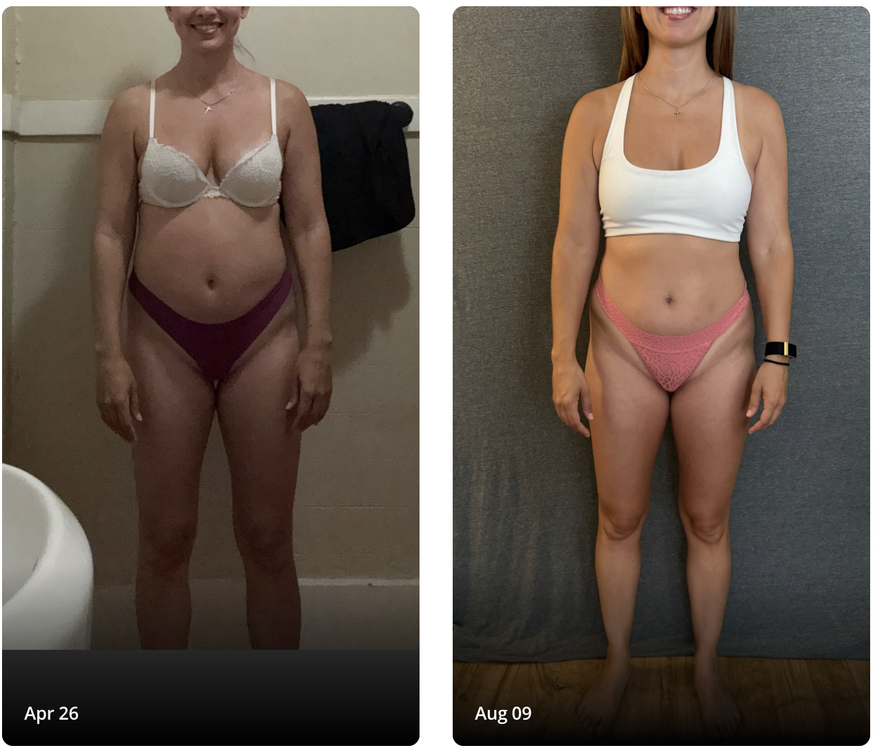 Ashley before and after transformation