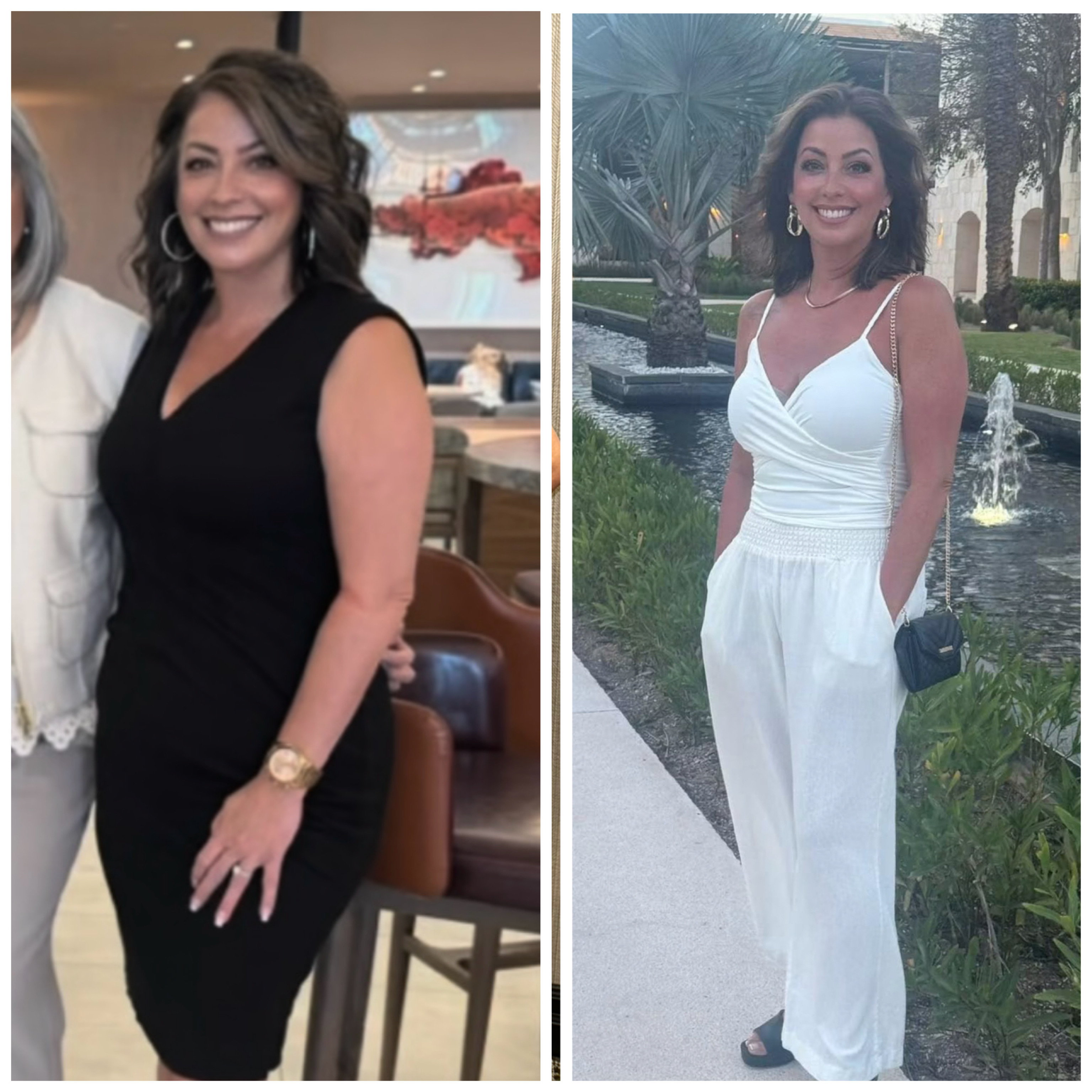 Corrina before and after transformation