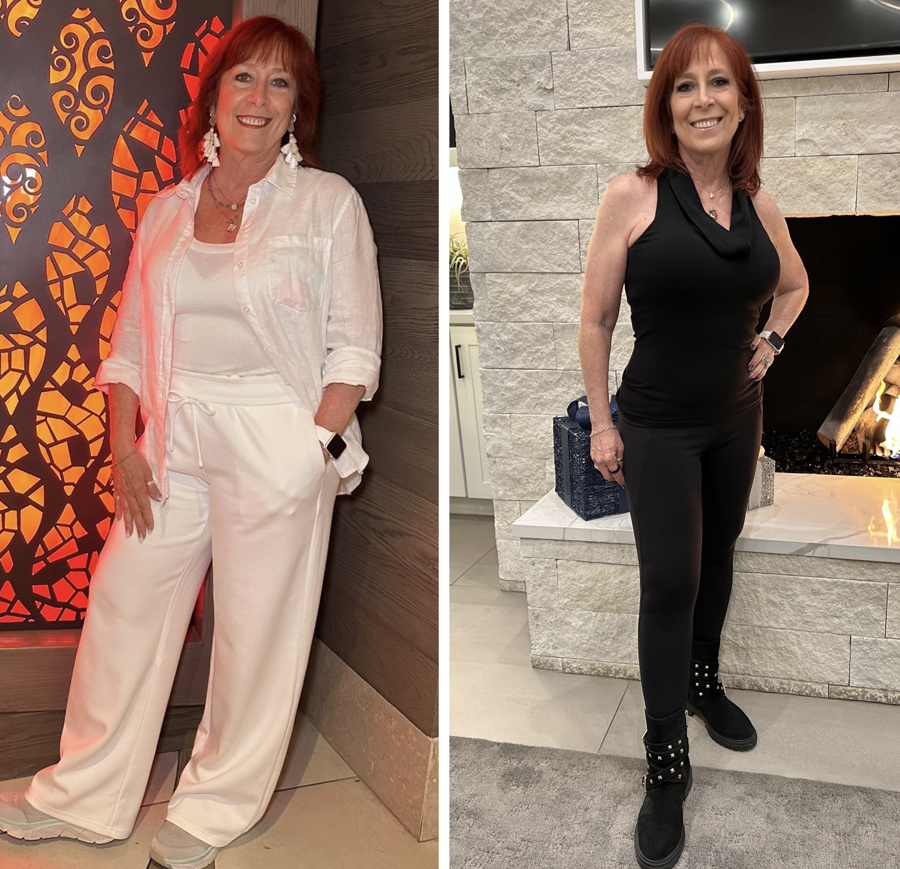 Lisza C before and after transformation
