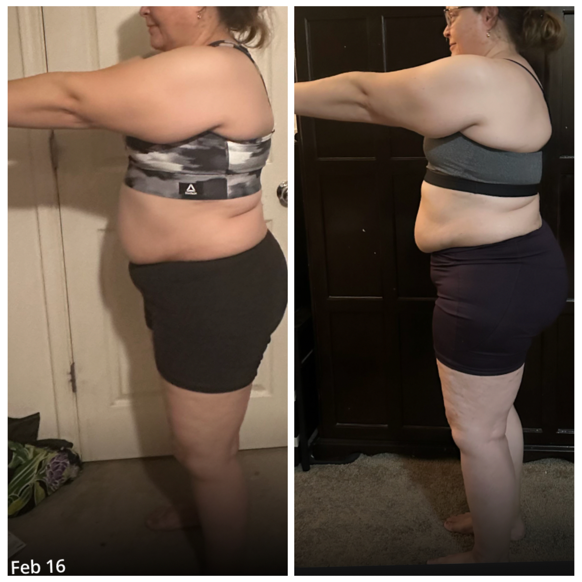 Stephaine before and after transformation