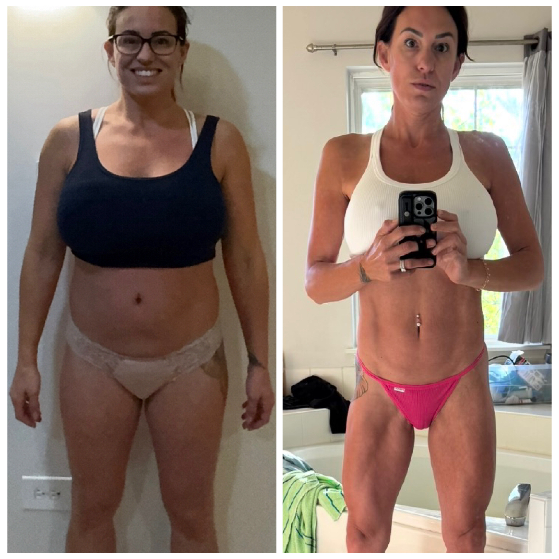 Kelli H before and after transformation