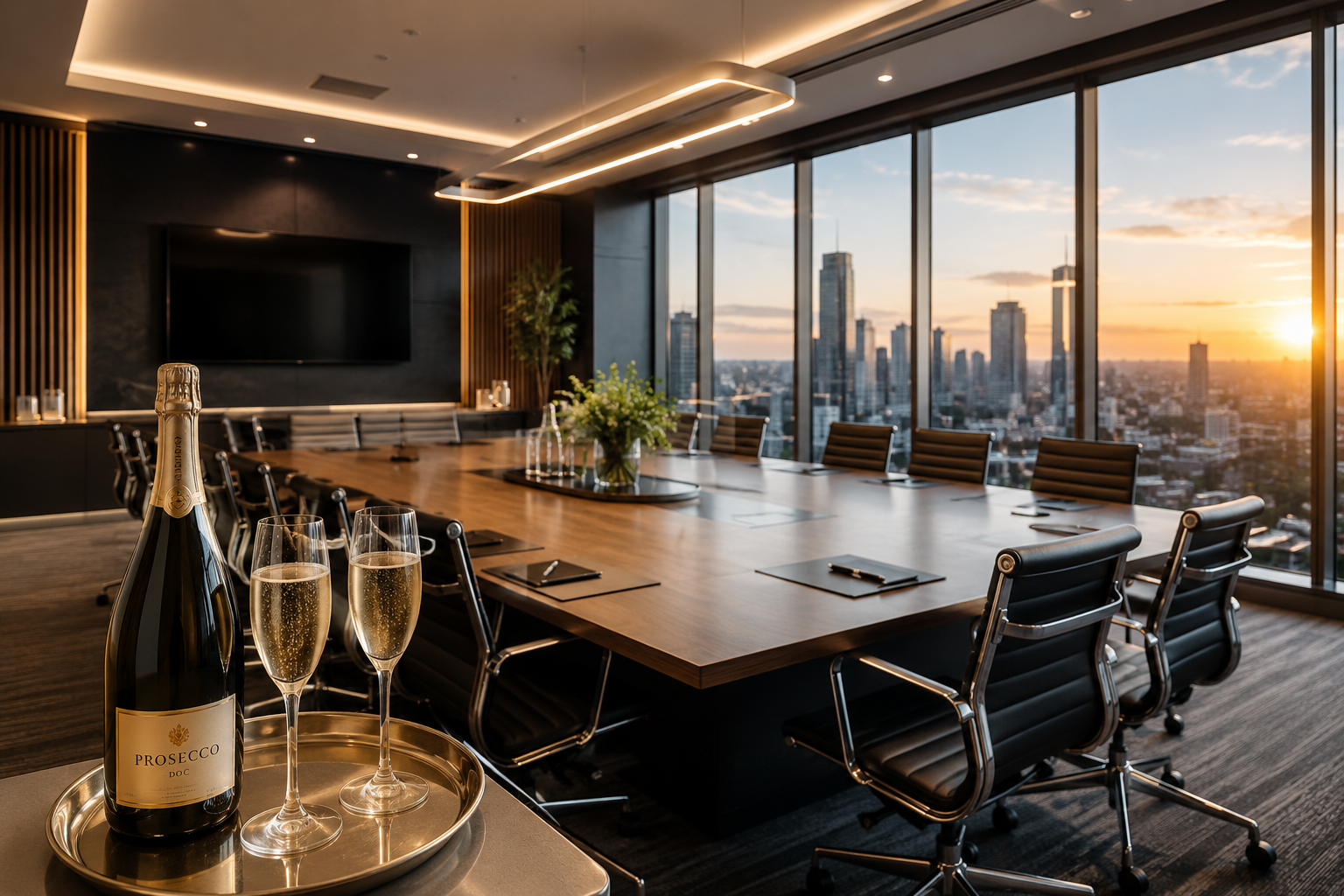 Modern boardroom