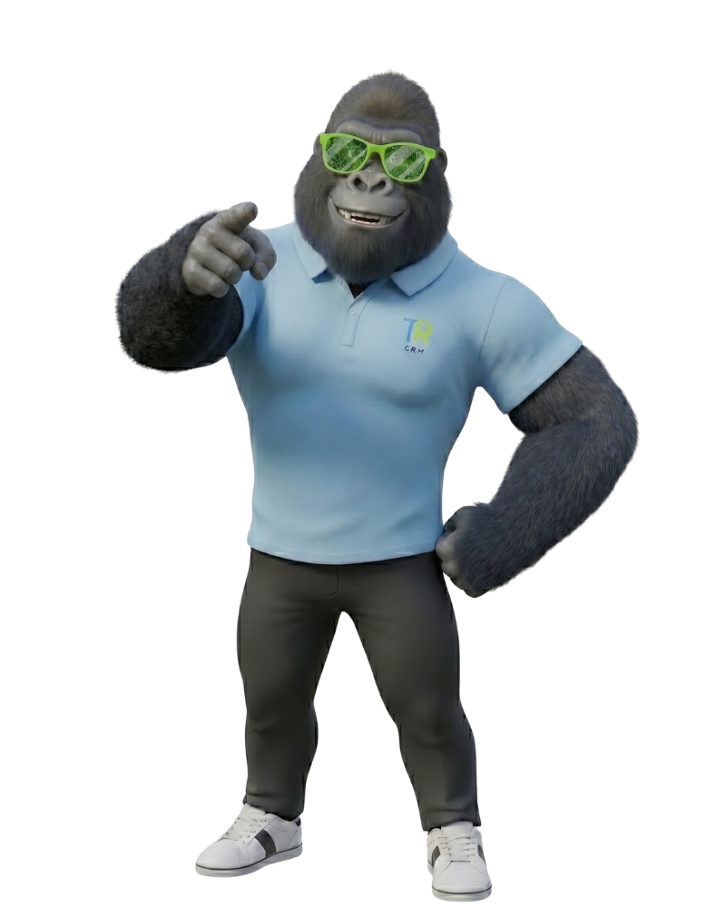 Gorilla pointing