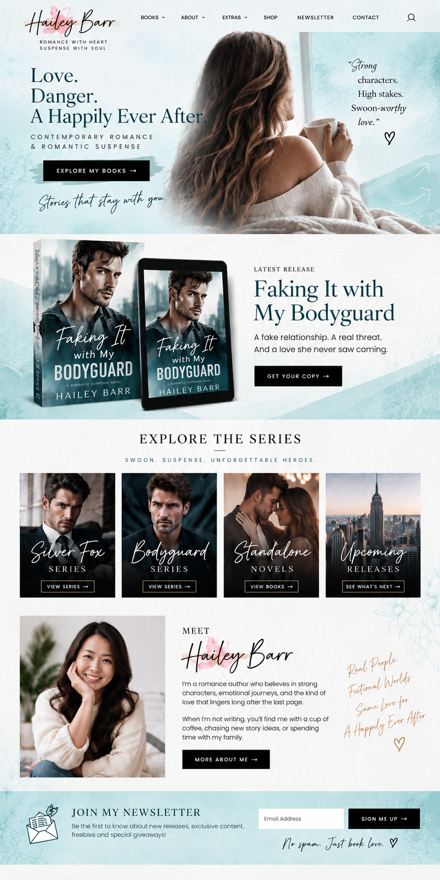 Romance Author Website, Websites