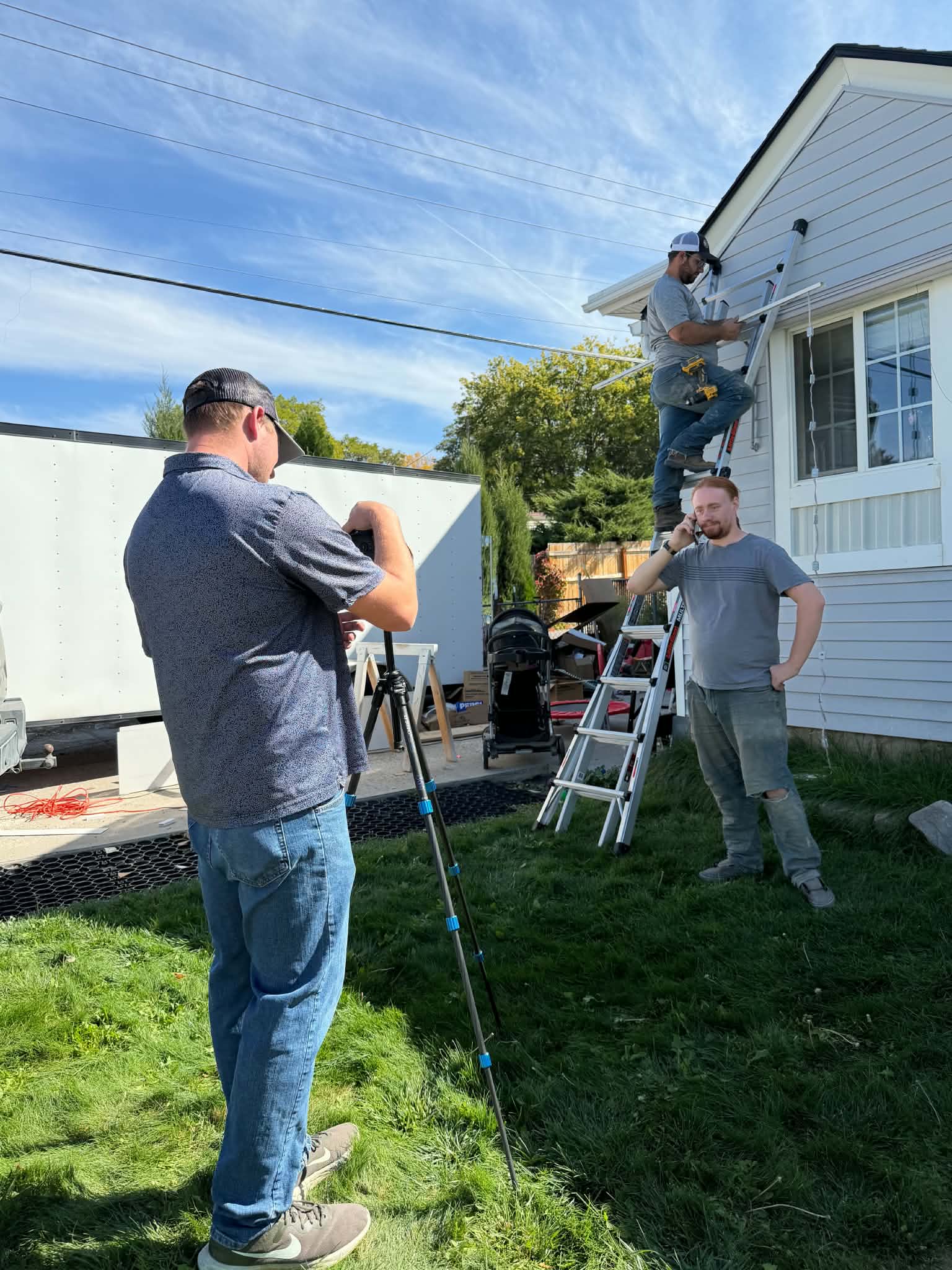 Skycrest Media filming a home service project