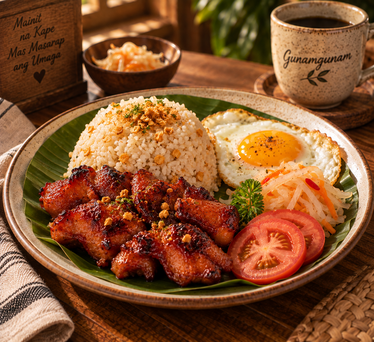 Chicken Tocino Plate