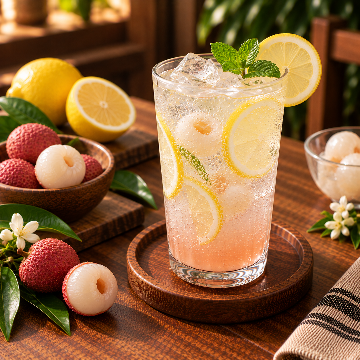 Lychee Lemon Fizz