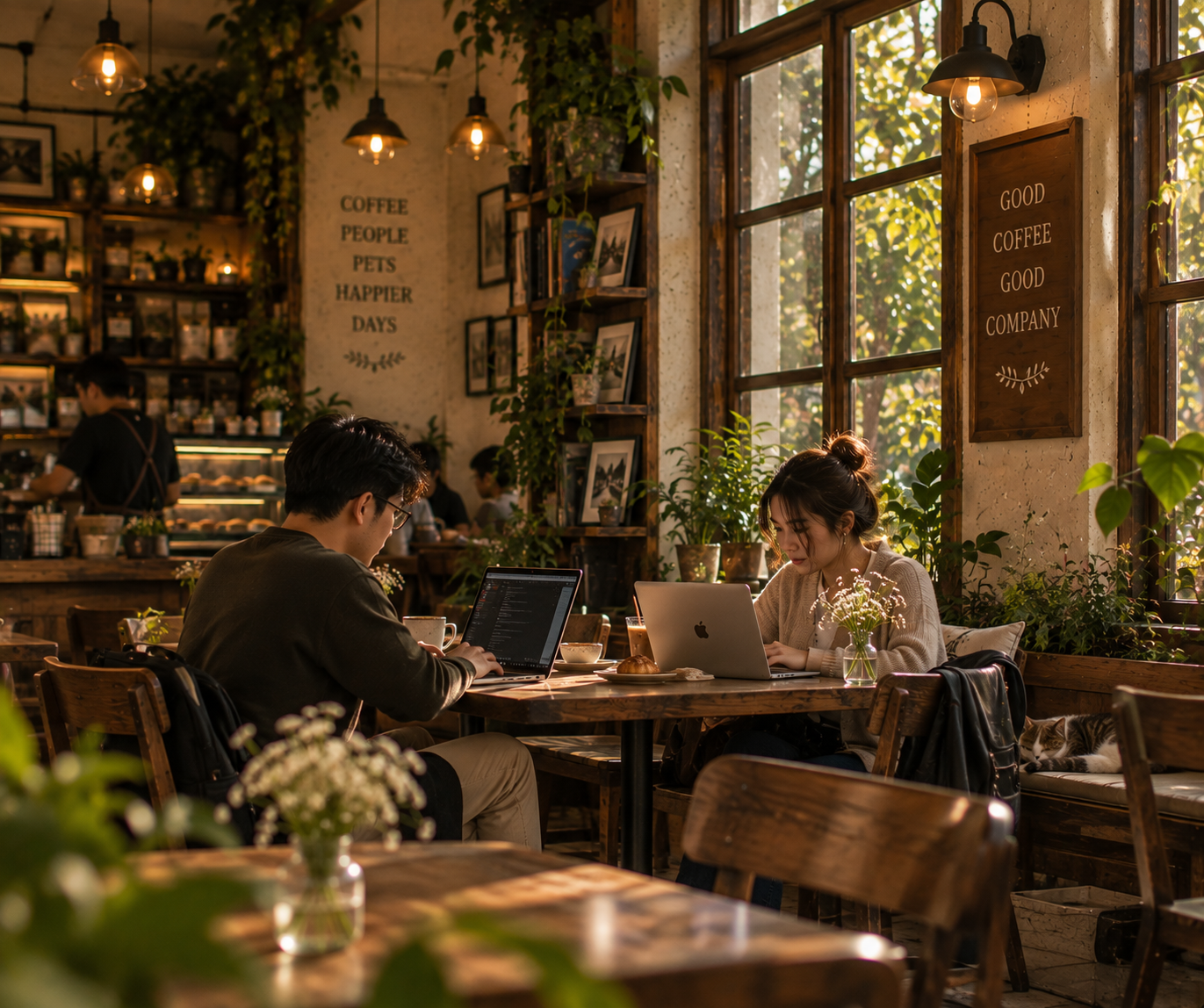 Gunamgunam café moment — pagkain