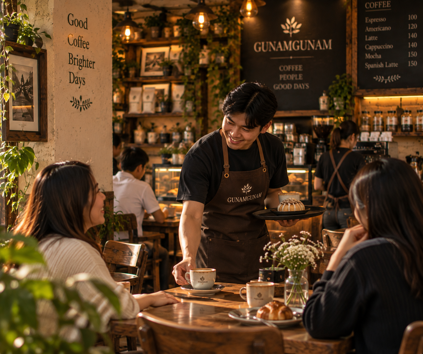 Gunamgunam café moment — kape