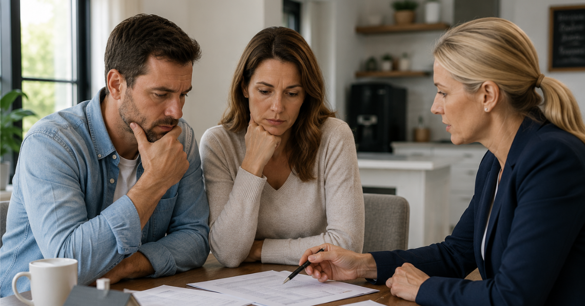 Property transfer following separation or divorce