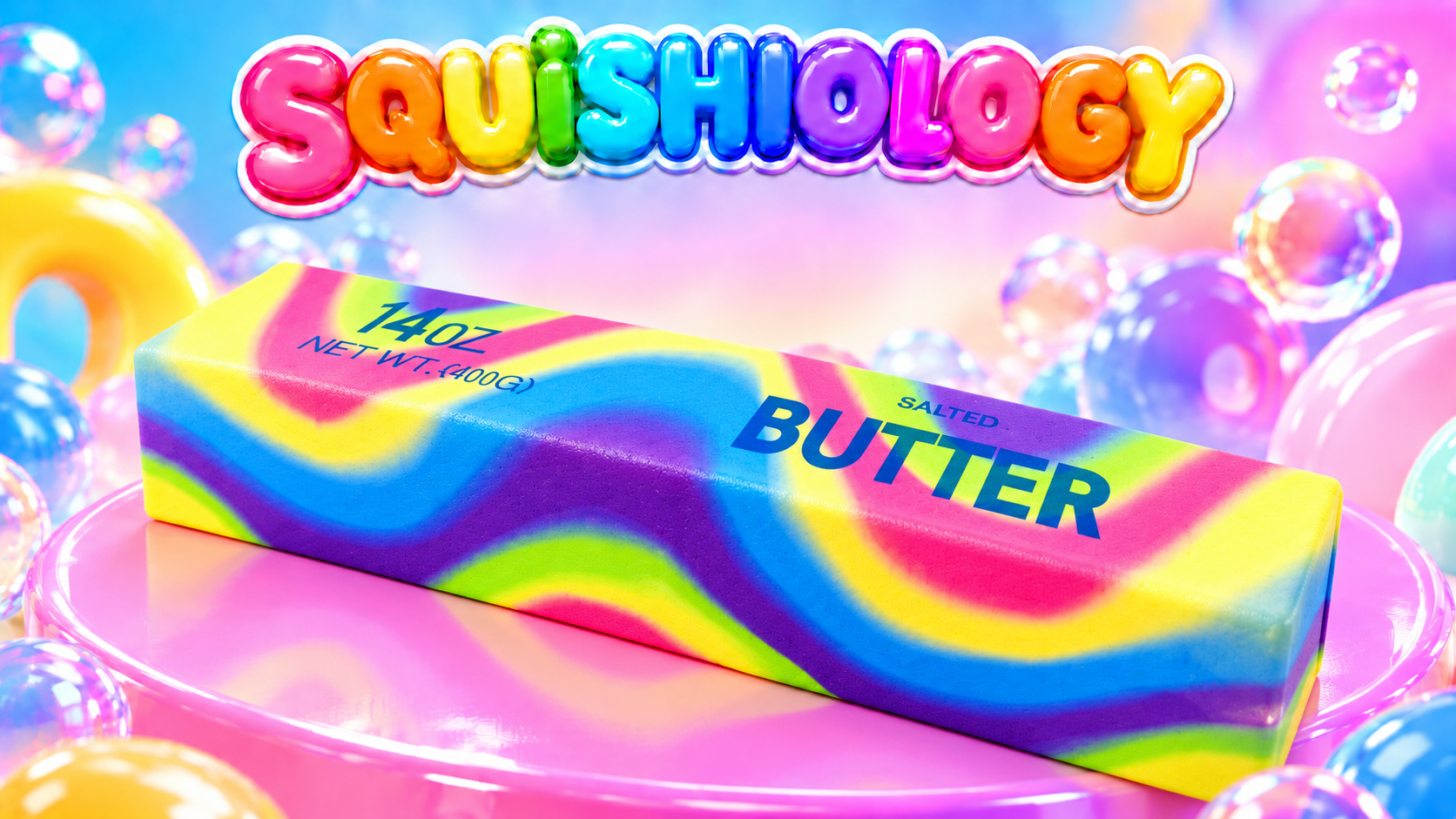 Rainbow Butter Foam