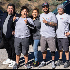 The Rainbow Carpet Clean team of trained technicians