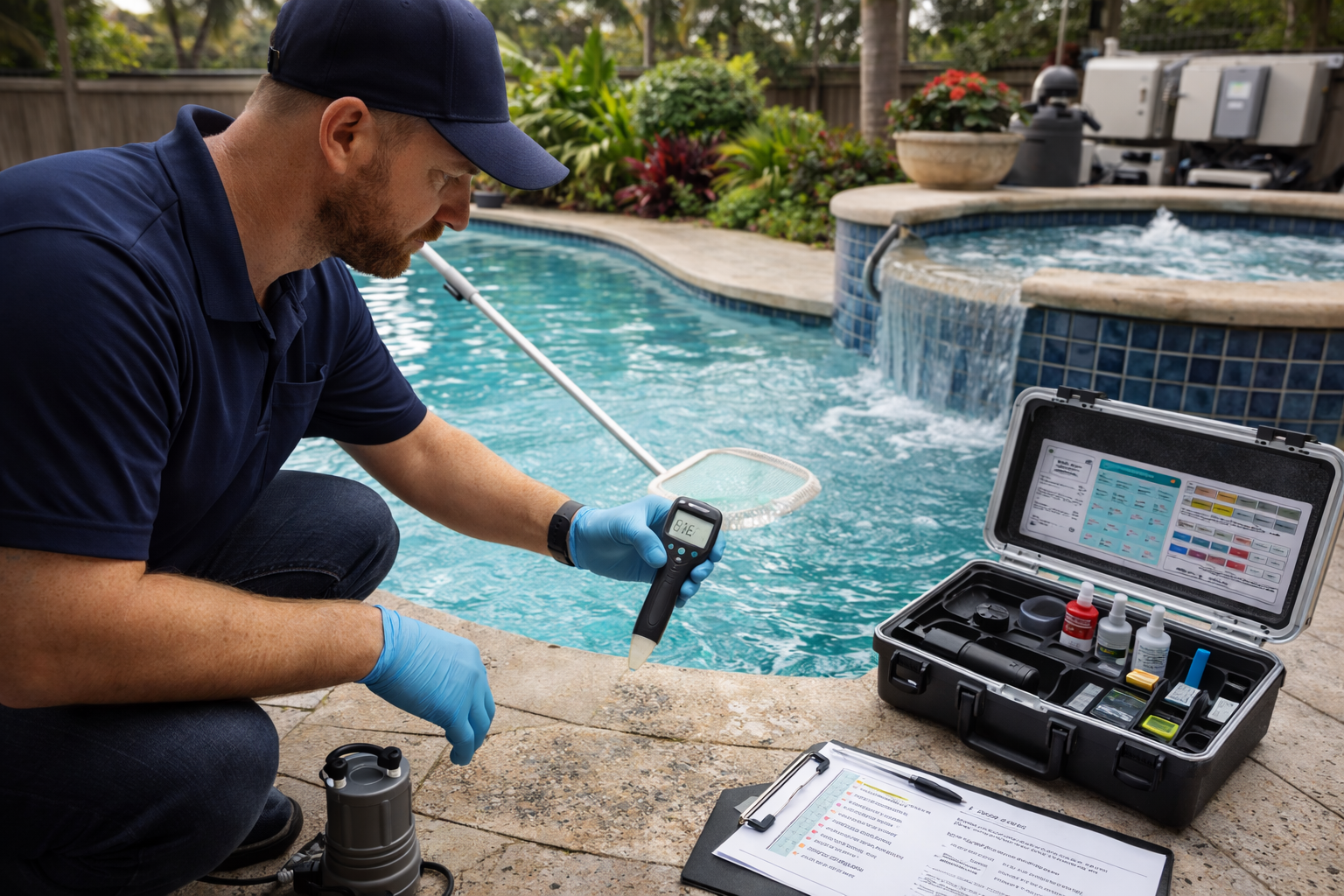 Pool and spa inspection