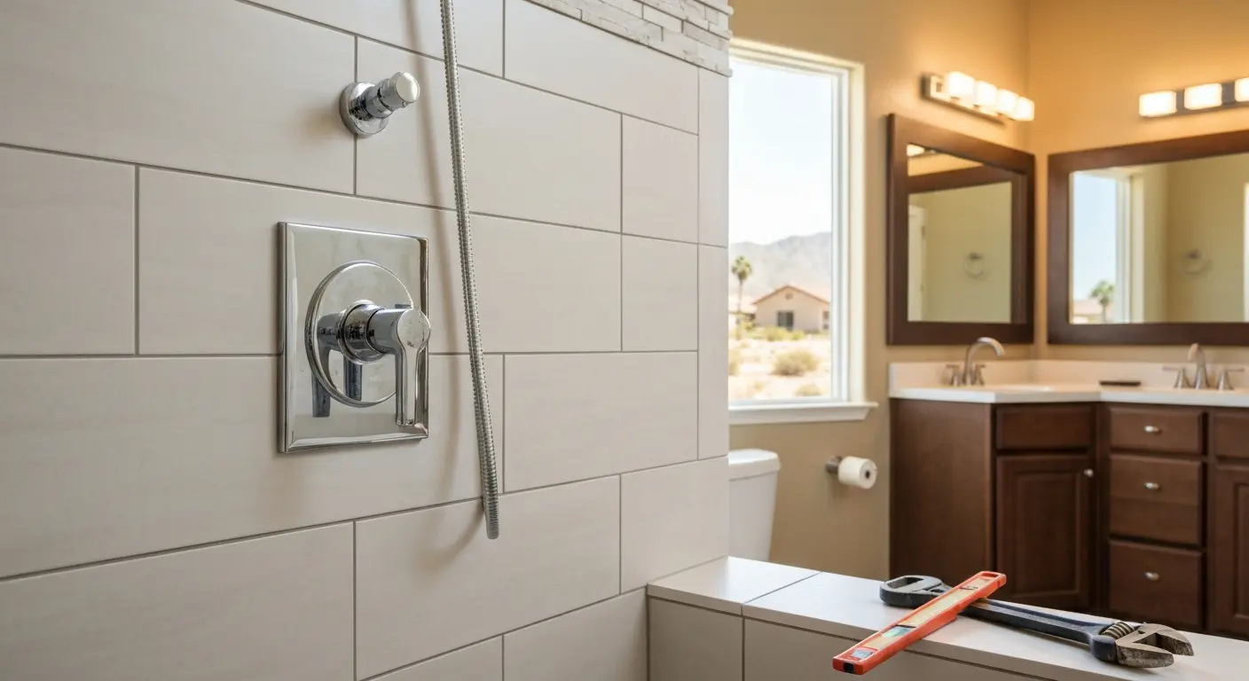 Shower installation work