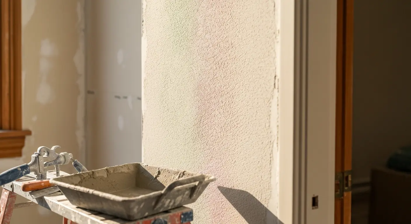 Drywall texture finishing