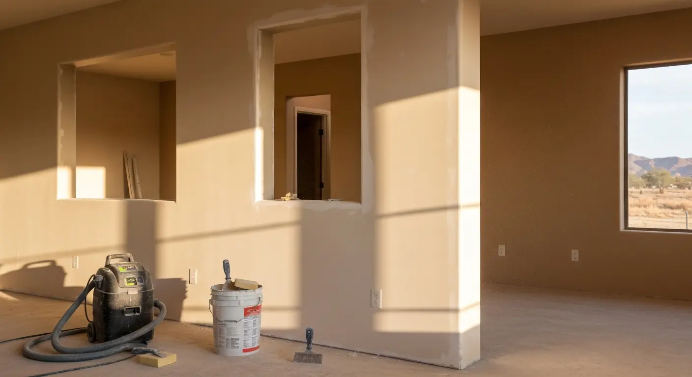 Water damage drywall repair