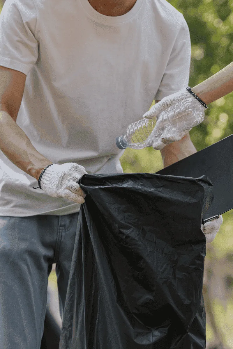 Example of trash removal done by junk dads junk removal
