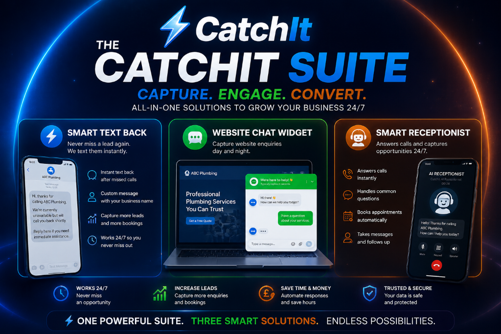 CatchIt Suite Dashboard