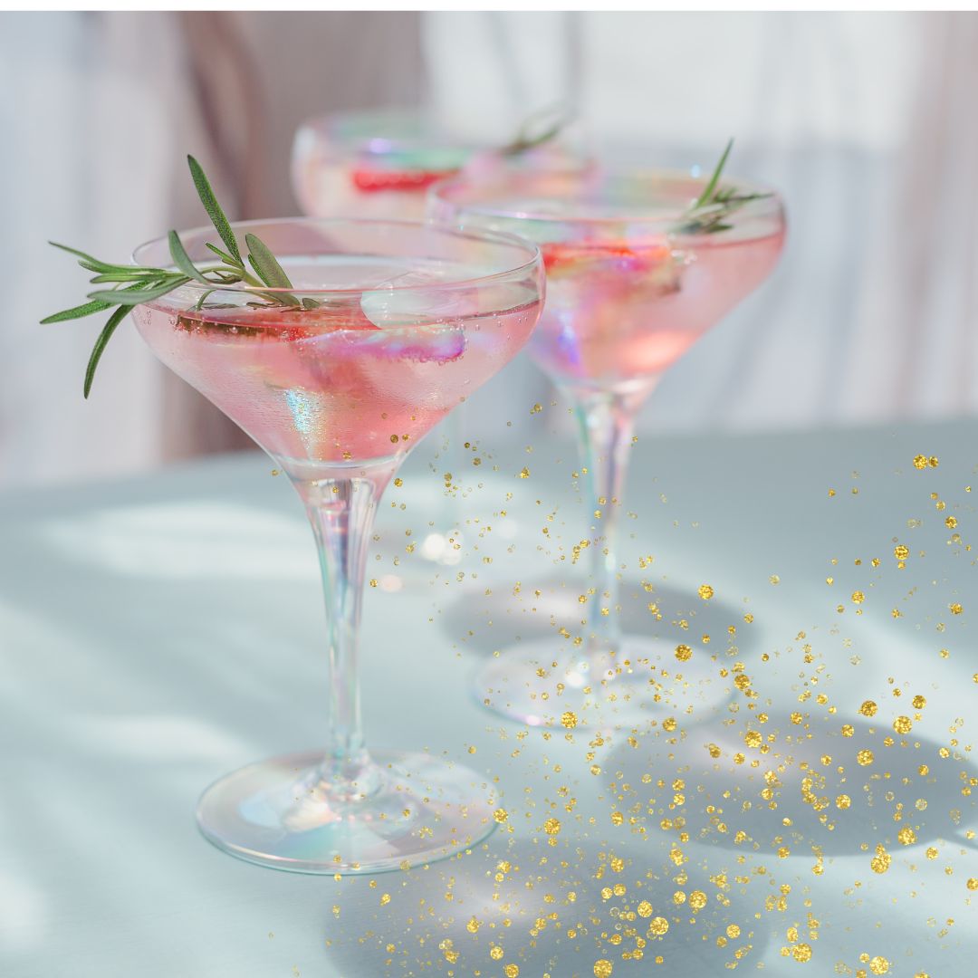 Mocktail greeting and arrival at Honey and Lace studio