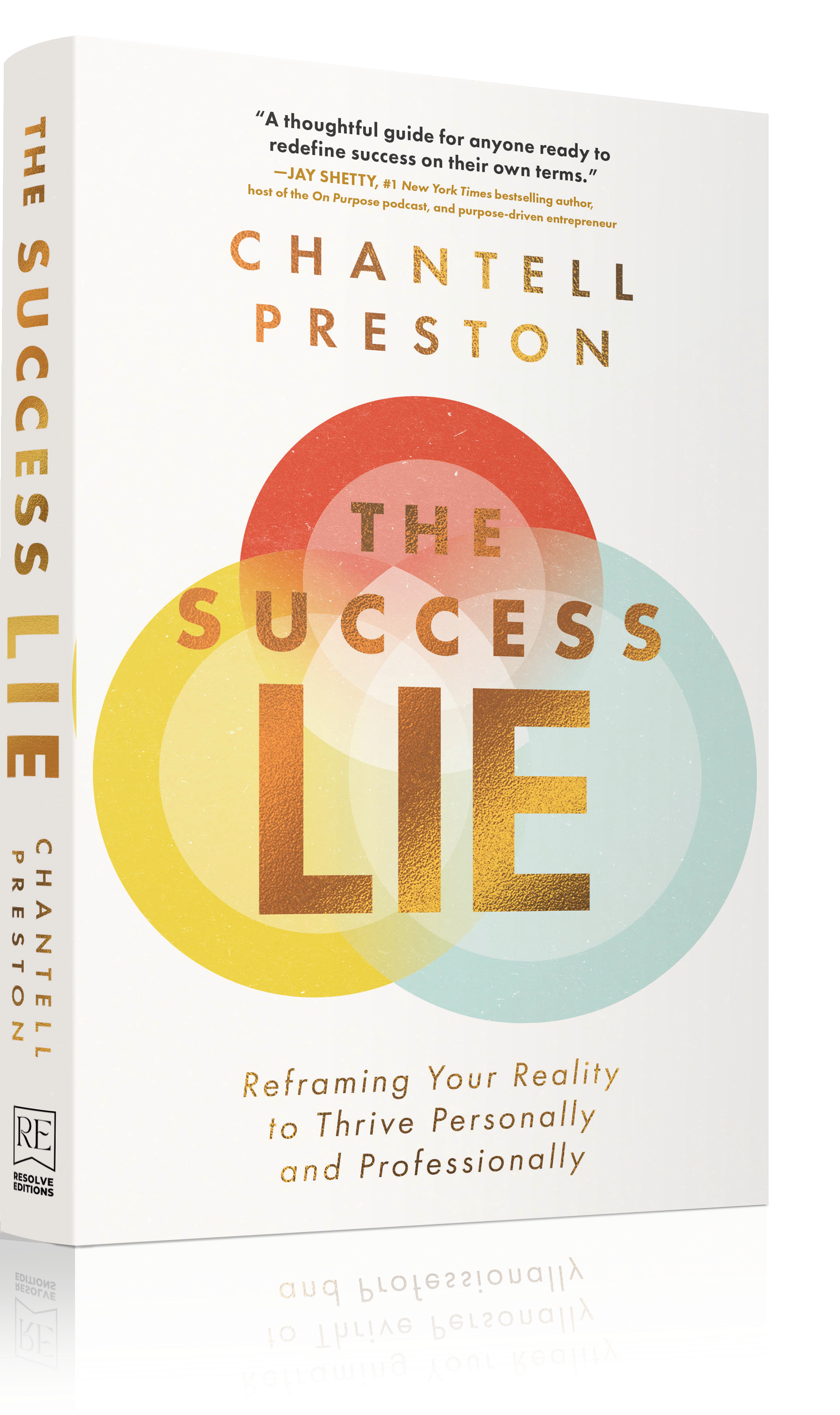 Book cover of 'Get Real Get Results' by Chantell Preston, featuring bold typography and a modern, empowering design with deep teal, poppy red, and yellow accents. The cover is set against a soft cream background, exuding confidence and warmth.