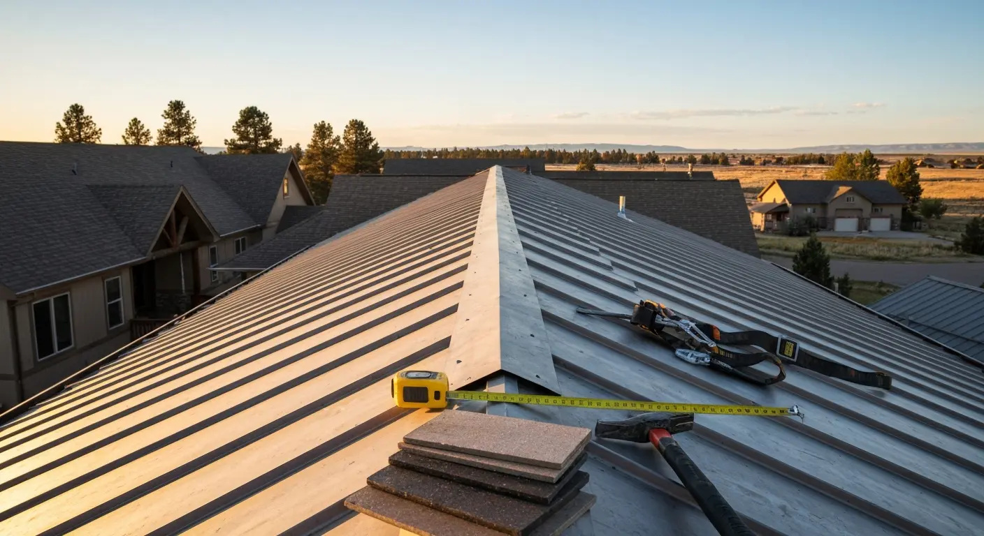 Storm damage roof repair