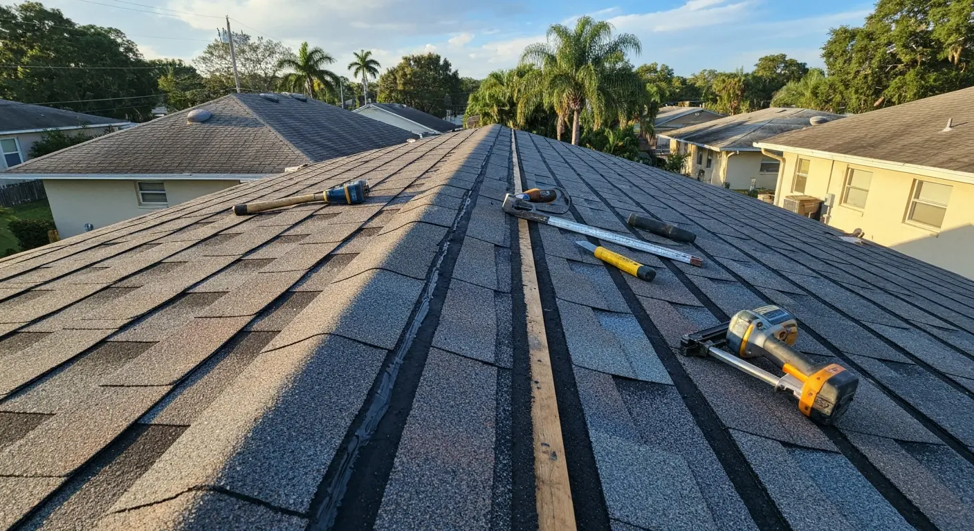 Roof repair and shingle replacement