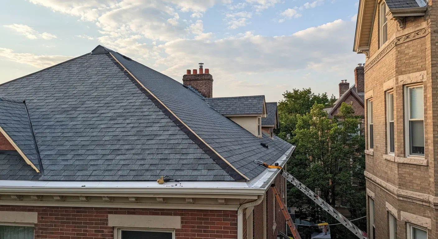 Complete roof replacement project
