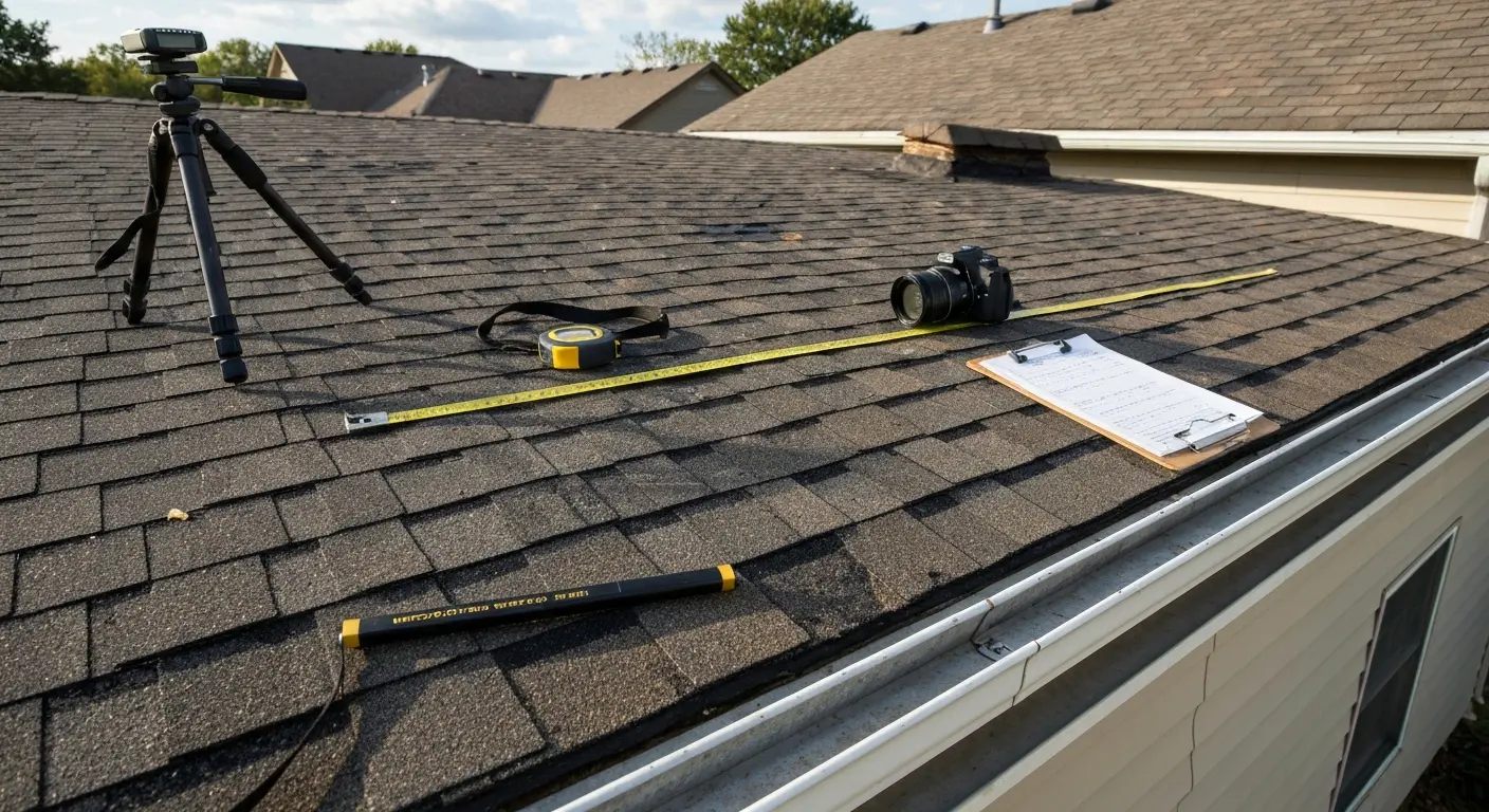 Storm damage inspection in Plainfield