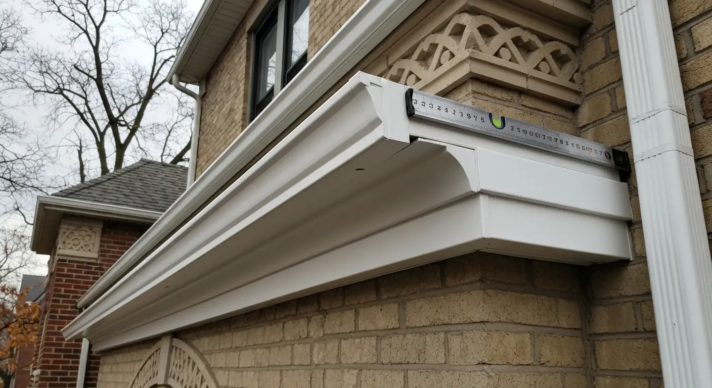 Vinyl fascia installation