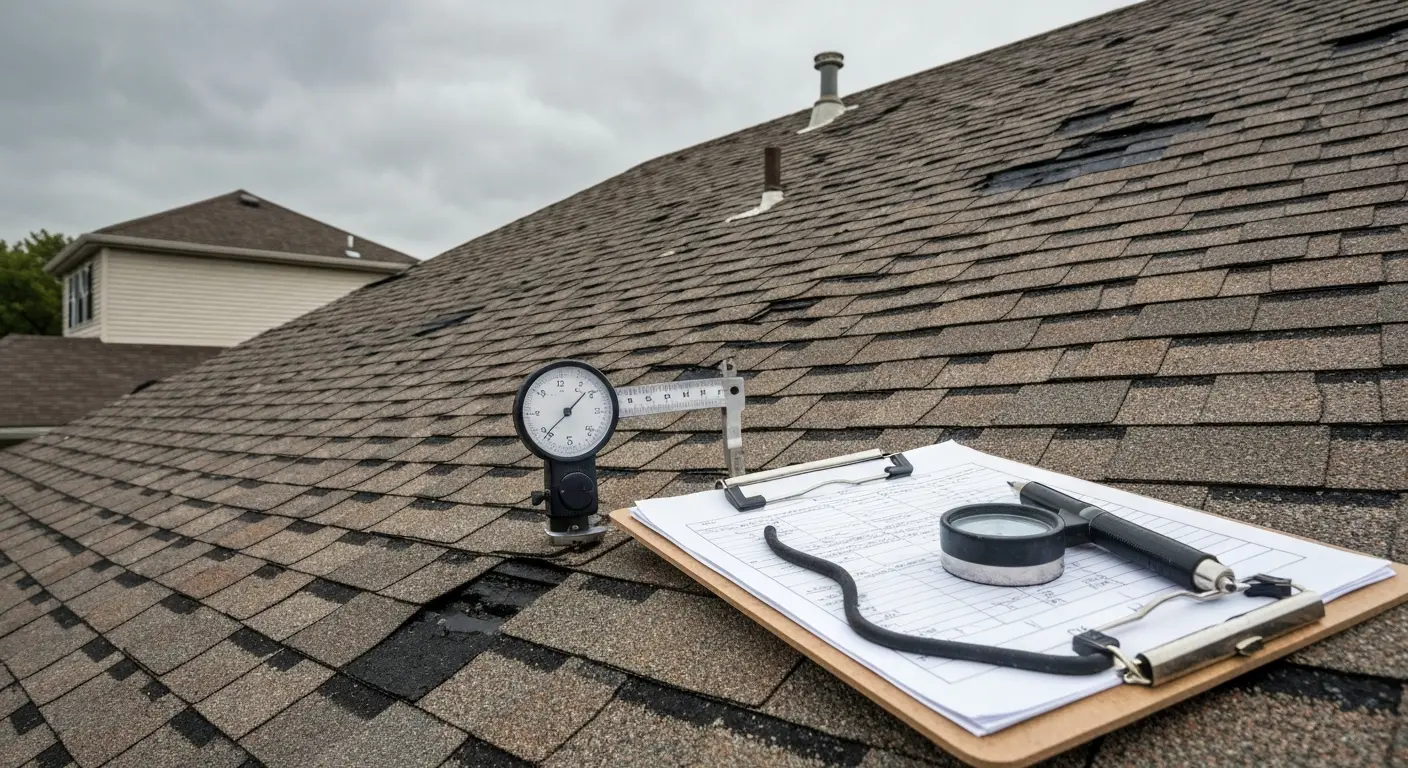 Storm damage inspection in Orland Park